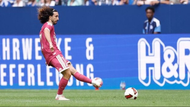 كوكوريلا يحتفل بأولى دقائقه مع ريال مدريد