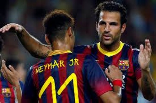 أول أهداف نيمار مع برشلونة