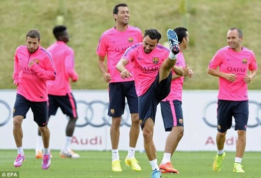 القائمة المبدئية لبرشلونة لموسم 2014-2015