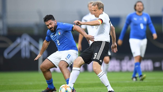 مباراة اساطير المانيا وايطاليا تنتهي بالتعادل الايجابي