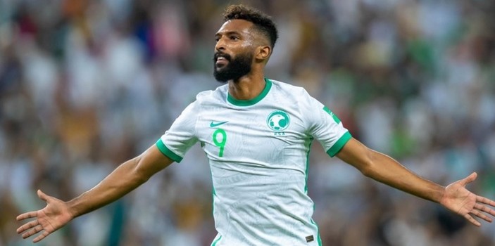 البريكان افضل لاعب في مباراة السعودية وعمان