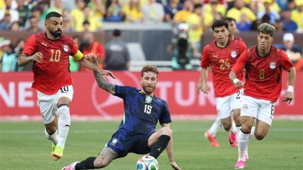 البرازيل تتفوق على مصر وديا قبل انطلاق المونديال