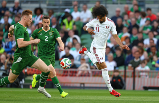 قطر تخسر ودياً أمام أيرلندا قبل المونديال