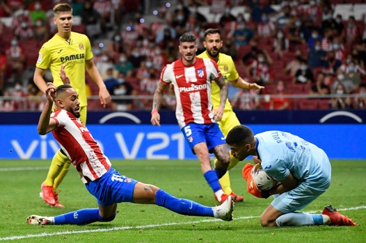 اتلتيكو مدريد ينجو من الخسارة امام فياريال