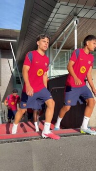 برشلونة يطلق تحضيراته للموسم القادم من انكلترا