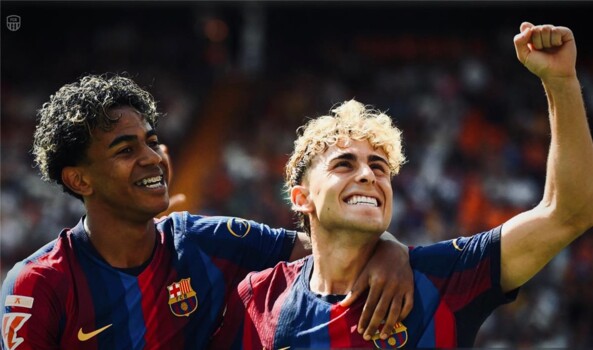 بعض الارقام من فوز برشلونة امام فالنسيا