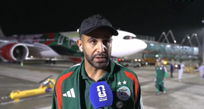 محرز: جاهزون لتقديم أفضل ما لدينا في كأس العالم