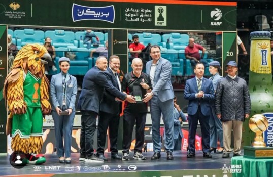الاتحاد اللبناني لكرة السلة يهنّئ فؤاد أبو شقرا بلقب دورة دمشق الدولي