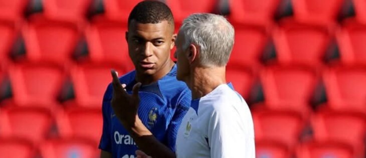 ديشان يشيد بنضج مبابي القيادي