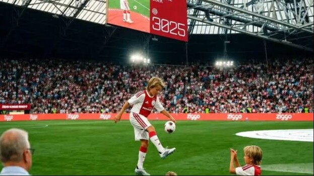 موهبة أياكس زيلدينثويس يخطف الأضواء في يوهان كرويف أرينا