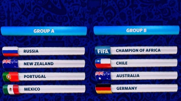 قرعة كأس القارات 2017 :مجموعة سهلة للبرتغال وصعبة لالمانيا
