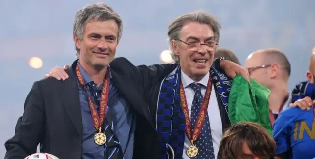 موراتي يعترف بعجزه عن منع مورينيو من الانتقال الى ريال مدريد