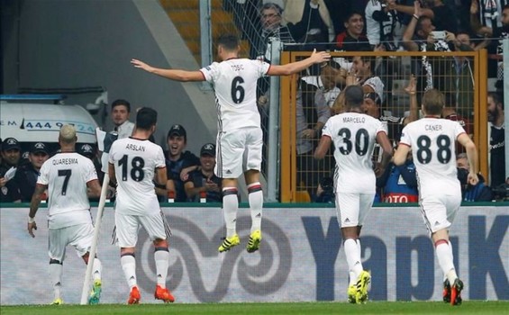بشكتاش  يحسم قمة الدوري التركي امام غالطة سراي 