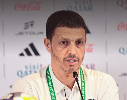 مدرب الاردن: ميسي الافضل ونريد تحقيق الانجاز امام بطل العالم