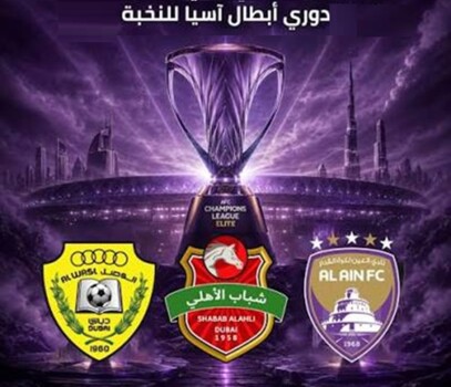 مواجهات ممثلي الامارات في  دوري ابطال آسيا للنخبة