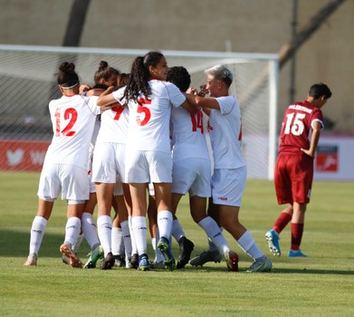 بطولة غرب اسيا لكرة القدم للسيدات: ثلاثية نظيفة للبنان امام فلسطين