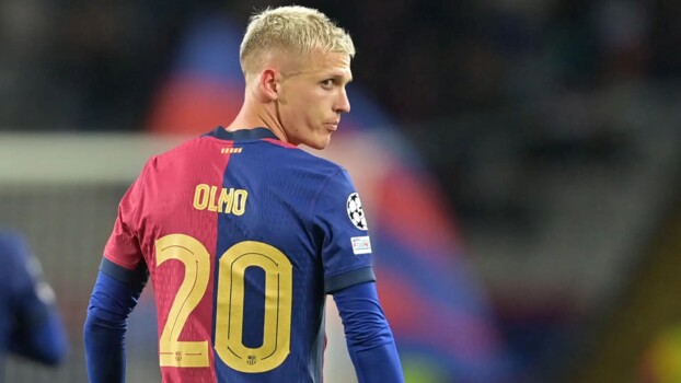 برشلونة يخسر أولمو رسميا في الكلاسيكو بسبب الإصابة