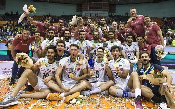ايران بطلة آسيا للكرة الطائرة