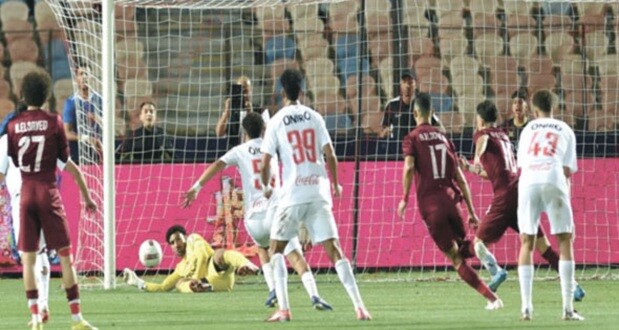 هدف فوز الزمالك على سيراميكا