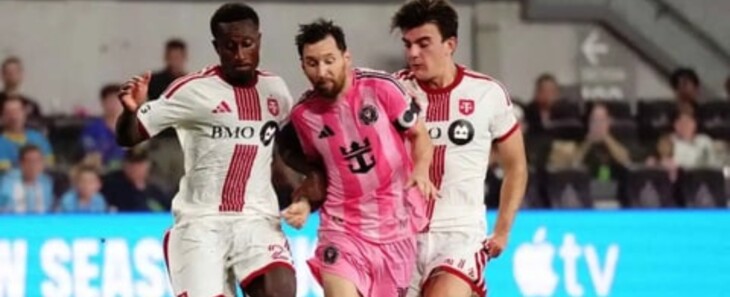 تورونتو يقهر انتر ميامي وميسي يحرز هدفا تاريخيا