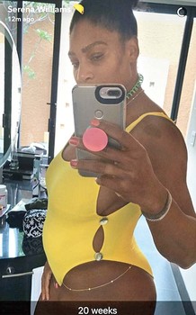 سيرينا ويليامز حامل بالاسبوع العشرين