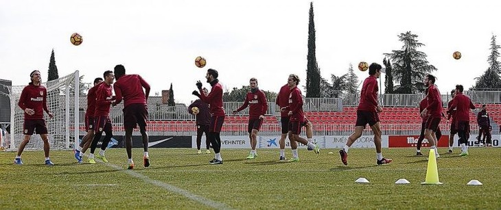 اتلتيكو مدريد يستعد لمواجهة خيخون