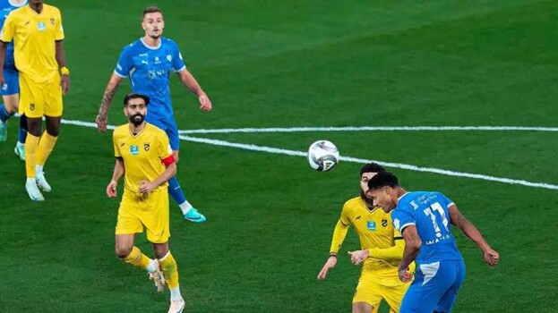 شاهد ..هدف الهلال في مرمى الحزم