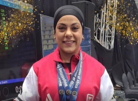 الرباعة سارة سمير تضيف ذهبية لمصر في ألعاب المتوسط