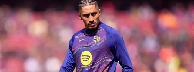 رافينيا يقود هجوم برشلونة امام التشي