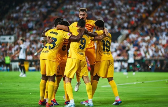ابرز مجريات مباراة برشلونة وفالنسيا