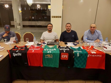 انعقاد الاجتماع الفني العام  لبطولة غرب آسيا تحت الـ 18 بكرة السلة
