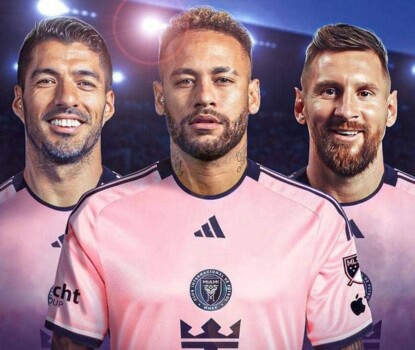 انتر ميامي يقترب من جمع نيمار وميسي وسواريز مجدداً