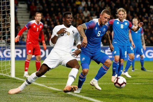 اهداف مباراة منتخب فرنسا وايسلندا الاربعة