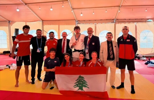 بطولة آسيا في الجودو: ميدالية برونزية لدييغو صيقلي