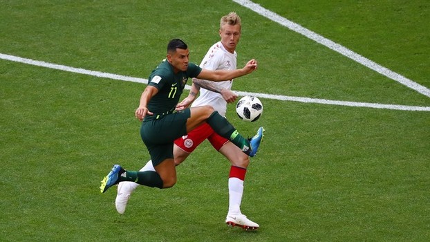 انتهاء موقعة استراليا والدنمارك بالتعادل الايجابي