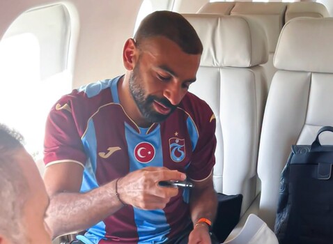 محمد صلاح يصل طرابزون ويوجه رسالته الاولى للجماهير