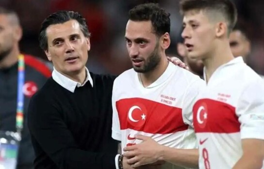 تشالهانوغلو يوجه رسالة لمونتيلا بعد اقالته من تدريب تركيا