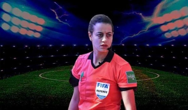 شاهندة المغربي ... اول حكمة في الدوري المصري الممتاز