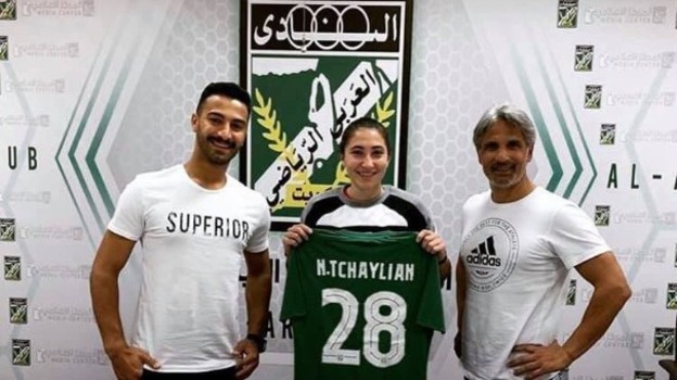 نانسي تشايليان تنضم لنادي العربي الكويتي