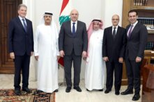 الرئيس عون يستقبل القرقاوي ويؤكد أهمية استضافة لبنان للبطولة العربية للسلة