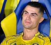 شاهد ..حسرة  رونالدو بعد هدف الهلال القاتل