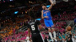 NBA: ثاندر يقلب تأخره المبكر أمام سبيرز ويتقدم في السلسلة