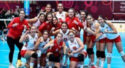 لبنان يعانق لقب غرب آسيا للكرة الطائرة للسيدات