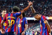 برشلونة يسجل افضل انطلاقة موسم في تاريخه