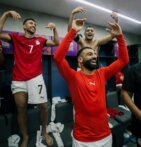 كواليس احتفال منتخب مصر بعد الفوز على نيوزيلندا
