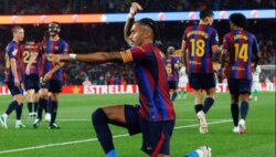 ملخص مجريات مباراة برشلونة وراسينغ سانتاندير