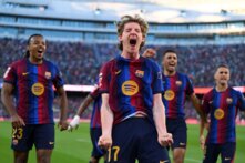 برشلونة الفريق الوحيد بسجل انتصارات كامل بين كبار أوروبا