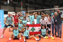 منتخب لبنان للناشئين الى ربع نهائي البطولة العربية للكرة الطائرة