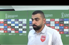 حارس البحرين: اتحمل مسؤولية الهدف الأول امام قطر