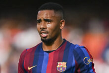غابرييل جيسوس يحتفل ببدايته مع برشلونة ويبدي سعادته بالأداء
